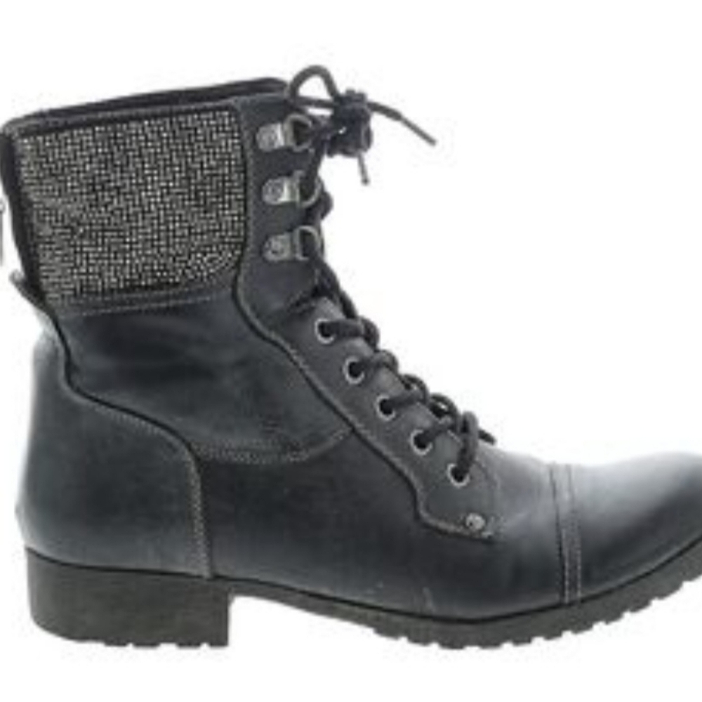 G by GUESS STUDDED BOOTS